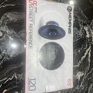New Listing2 Memphis Audio 6.5" 2 Way Coaxial Speakers 60 Watts Max Street Reference Srx62