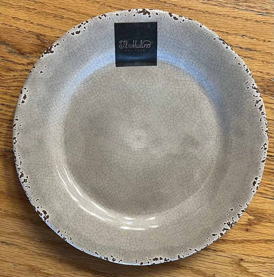 Il Mulino Taupe Crackle Rústico MELAMINA Placas Laterais Conjunto De 4 - Imagem 1 de 1