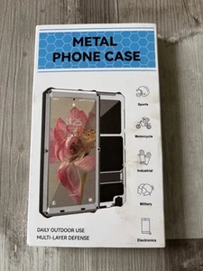 Metal Phone Case for iPhone 16e, Black- NEW - Photo 1 sur 3