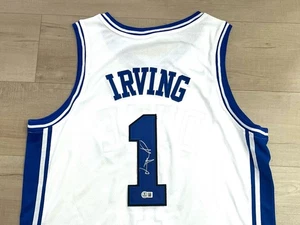Kyrie Irving Signed Autographed Duke Blue Devils Basketball jersey JSA CERT - Picture 1 of 3