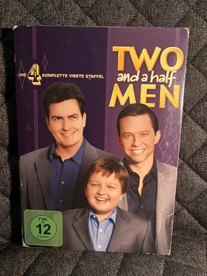 TWO AND A HALF MEN KOMPLETTE STAFFEL 4 ALS DVD-SET AUF 4 DVD‘S - Bild 1 von 4