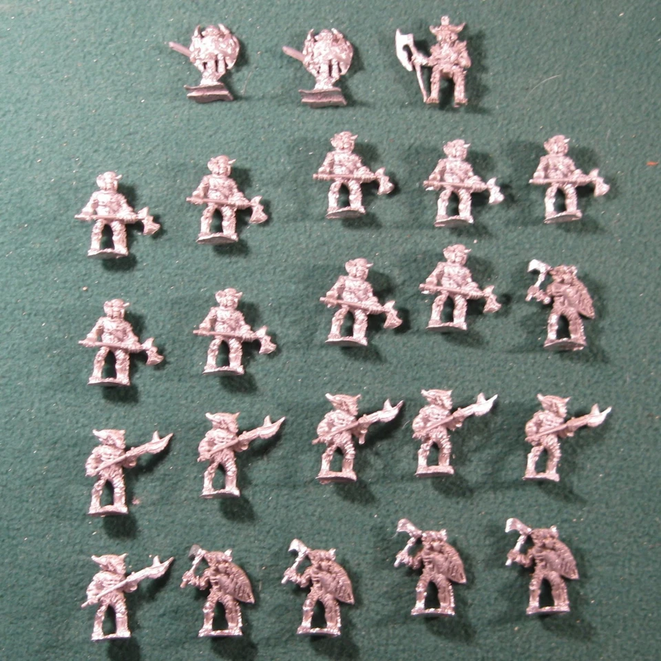 23 Hellborn, Hobgoblins, Heritage (1980) 1452, 25mm Vintage Fantasy Metal Lot - Image 1 of 4