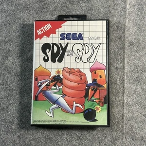 Vintage Spy vs Spy Sega Master System Card Complete CIB Japan 1988 Action Game - Bild 1 von 5