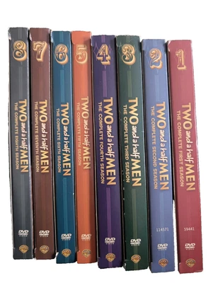 Two and a Half Men DVD Lot Seasons 1-8 - The Charlie Sheen Years - Image 1 of 3