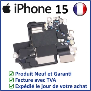 IPHONE 15 ÉCOUTEUR INTERNE + NAPPE ASSEMBLÉE OREILLE HAUT-PARLEUR A3090 A2846 - Foto 1 di 3