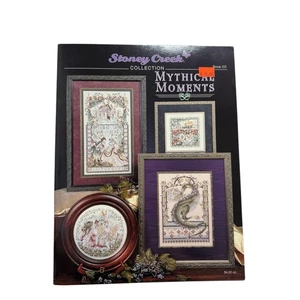 Vintage Mythical Moments Cross Stitch Pattern Book STONEY CREEK Dragons Castle - Picture 1 of 4