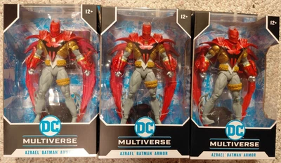 MCFARLANE DC MULTIVERSO AZRAEL BATMAN KNIGHTFALL LOTE DE 3 BATMAN KNIGHTSEND 2024 Foto 1 de 4