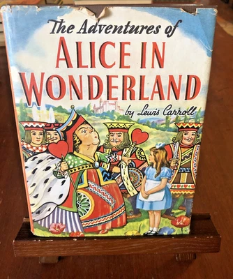 Vintage 1945 The Adventures of Alice in Wonderland By Lewis Carroll *CHARMING!* Foto 1 de 4