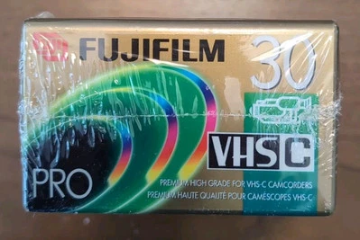 Fuji Film Pro VHS-C TC-30 Lote de 5 cintas de videocámara premium de alta calidad en blanco ¡Nuevas! Foto 1 de 4