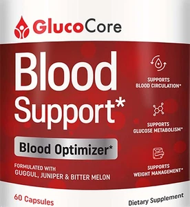 GlucoCore Blood Support Supplement Guggul Juniper & Bitter Melon Gluco Core 60 - Picture 1 of 1