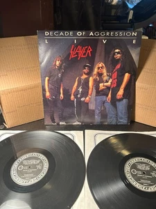 SLAYER Decade Of Aggression 1992 Live 2x lp Def Jam BRAZIL heavy metal thrash - Picture 1 of 12