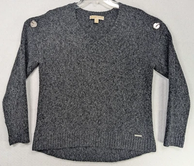 Michael Kors - Black/Gray - Long Sleeve Sweatshirt - Women's - Size S - Image 1 of 4