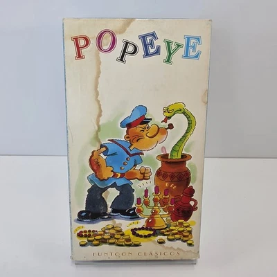 Popeye Meeting with Sinbad the Sailor The Night of the Hunter VHS Spanish - Image 1 of 4