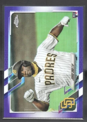 2021 Topps Chrome Jorge Ona Purple Refractor RC San Diego Padres Rookie - Image 1 of 2
