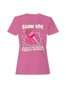 Officially Licensed Blow Pop Charms Blow Pop Design Women's T-shirt - Picture 1 of 18