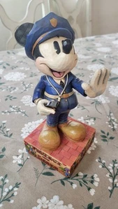 DISNEY TRADITIONS MICKEY MOUSE "PROTECT AND SERVE" #4007664 MINT CONDITION - Picture 1 of 7