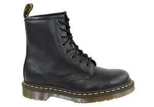Botas unisex cómodas con cordones de cuero napa negras Dr Martens 1460 - Zapatos de moda - Imagen 1 de 8