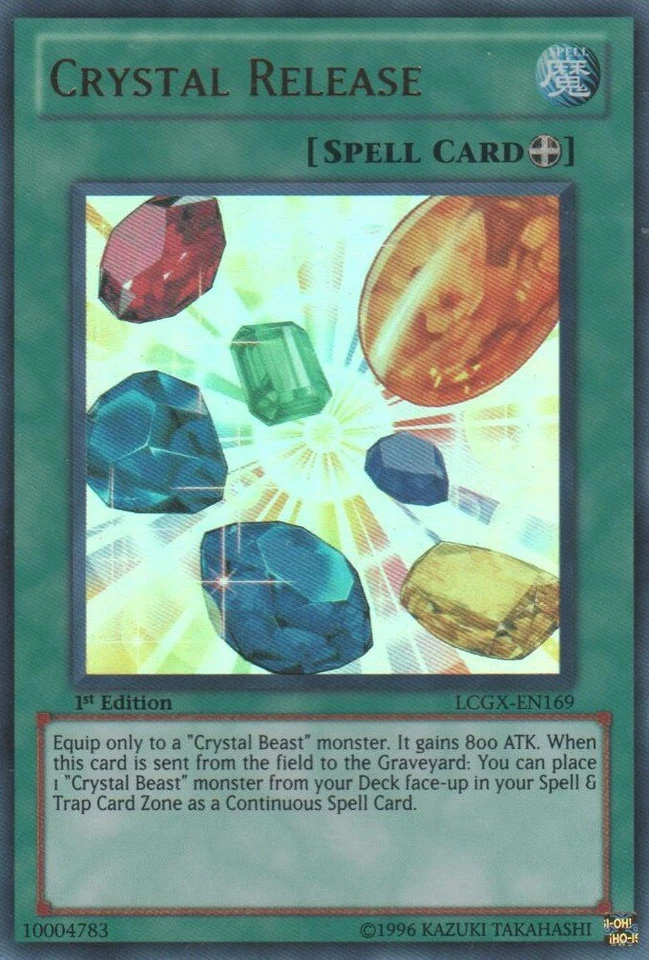 Crystal Release - LCGX-EN169 - Ultra Rare - 1st Edition x1 - Moderately Played - Image 1 of 1