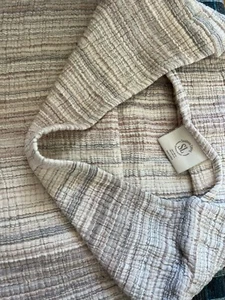 Southern living simplicity Boho Chic striped 100% cotton pillow Case Lot Of 2 - Picture 1 of 6