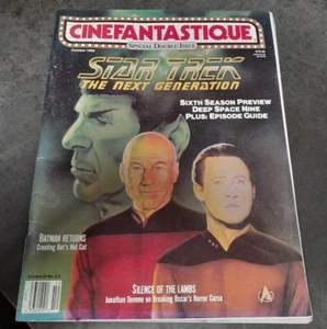 CINEFANTASTIQUE MAGAZINE OCTOBER 1992 STAR TREK NEXT GEN SPECIAL DOUBLE ISSUE  - Picture 1 of 1