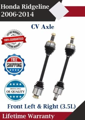 Nuevos ejes CV delanteros OE para Honda Ridgeline 2006-2014 3,5 L garantía de por vida Foto 1 de 4