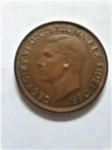 1951 GEORGE V1 PENNY RARE SCARCE COIN - Picture 1 of 4