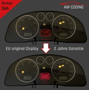 VW Passat Golf T4 1/2 Display MFA Pixel Errore Riparazione Tachimetro Strumentazione - Foto 1 di 1