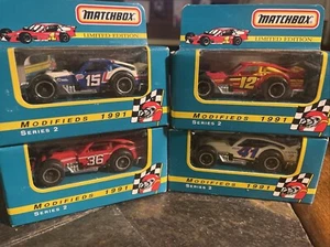 4 Matchbox Series 2 Modified Cars 1991 DieCast 1/64 Limited Edition Complete Set - Picture 1 of 15