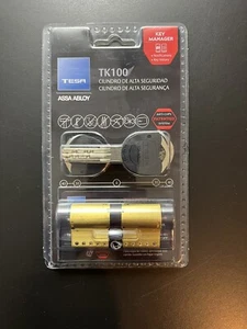TESA TK100. 30x30 LATÓN. BOMBÍN ALTA SEGURIDAD. CERRADURA. ENVÍO 24H - Imagen 1 de 2