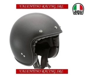 RP60 CASCO JET AGV FIBRA RP 60 CAFE RACER NERO OPACO CHOPPER MOTO SCOOTER TG. S - Imagen 1 de 1