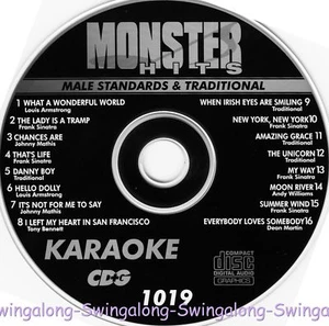 Monster Hits Karaoke CD+G vol-1019/Louis Armstrong,Frank Sinatra,Dean Martin+ - Picture 1 of 1