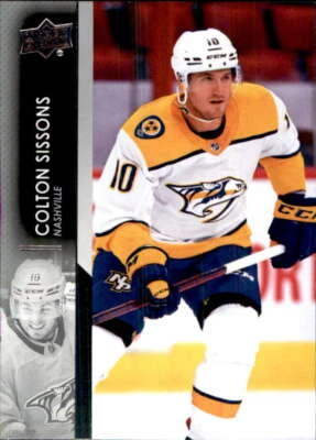 2021-22 Upper Deck Series 2 #355 Colton Sissons Nashville Predators - Image 1 of 2