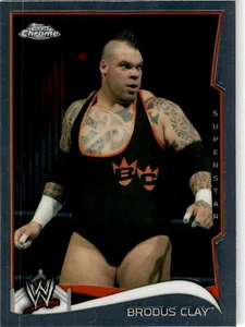 2014 Topps Chrome WWE #9 Brodus Clay - Picture 1 of 2