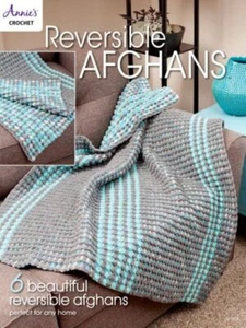 ANNIE'S CROCHET REVERSIBLE AFGHANS 6 BEAUTIFUL DESIGNS - Picture 1 of 2