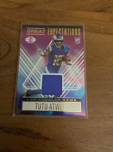 2021 Panini Illusions Tutu Atwell RC Great Expectations Jersey Patch GE-TA - Picture 1 of 2
