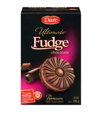 12 cajas de galletas de chocolate Dare Ultimate Fudge 290 g/10,2 oz cada caja Foto 1 de 3