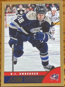 2013-14 Score Gold R.J. Umberger #128 Columbus Blue Jackets - Picture 1 of 2