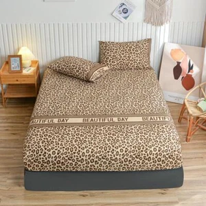 Colcha Algodón Leopardo Multicolor Moderna Sólida Lavable a Máquina Decoración de Lujo - Imagen 1 de 25