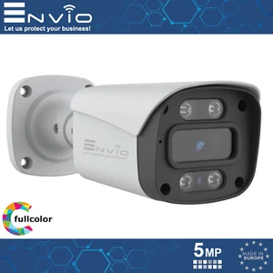 TELECAMERA IBRIDA BULLET FULL COLOR 4IN1 AHD CVI TVI CVBS 2.8MM 5MP AUDIO IP65 - Foto 1 di 2