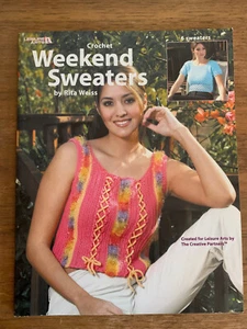 6 Weekend Sweaters To Crochet, Leisure Arts 2004, Rita Weiss,Lace,Lattice Tunic, - Bild 1 von 1