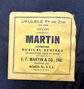 Vintage Martin Nylon Ukelele String - F or 2nd - Picture 1 of 2