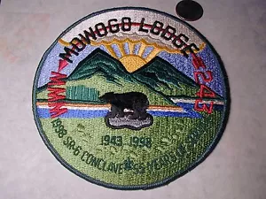 1998 BSA Boy Scout Mowogo Lodge 243 Order of the Arrow Conclave SR6 Jacket Patch - Bild 1 von 4
