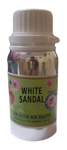 Sandalia Blanca de Mhd Ayub Mhd Yakub Aceite de Perfume Concentrado Larga Duración Attar - Imagen 1 de 4
