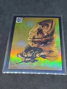 Star Wars Galaxy Chrome 2022 Topps Card Refractor 17 SandTrooper Atop A dewback - Picture 1 of 1