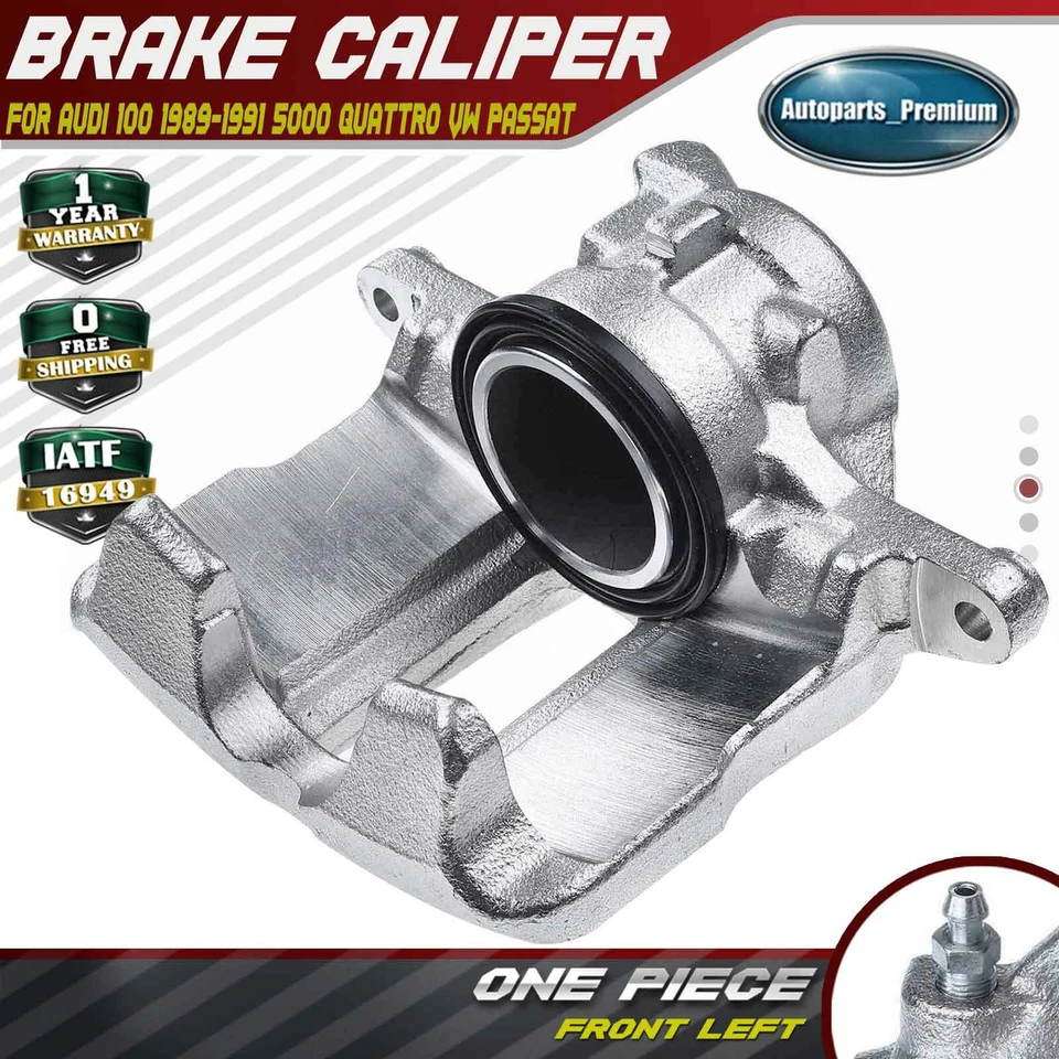 Brake Caliper for Audi 100 1989-1991 5000 Quattro Volkswagen Passat Front Left - Image 1 of 4