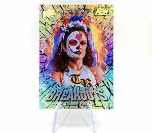 Thunder Rosa 2022 Upper Deck AEW Breakouts Holo Clear Acetate Insert Wrestling - Picture 1 of 12