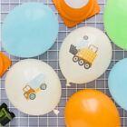 Construction Vehicle Birthday Party Balloons | Digger Truck Boys Decorations x 6