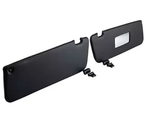 Sunvisor and Clips Set For Mercedes R107 W107 C107 Black Color 280 SL - 1971–198 - Picture 1 of 5