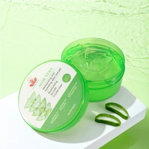 Aloe Vera Pure Gel Skin 100% Organic Face Care Cream Natural Hair Soothing Body - Picture 1 of 13
