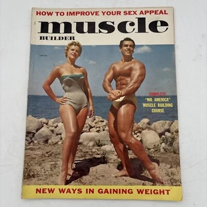 Muscle Builder Juni 1956 Bodybuilding Magazin Beefcake Juan Ferrero - Bild 1 von 9